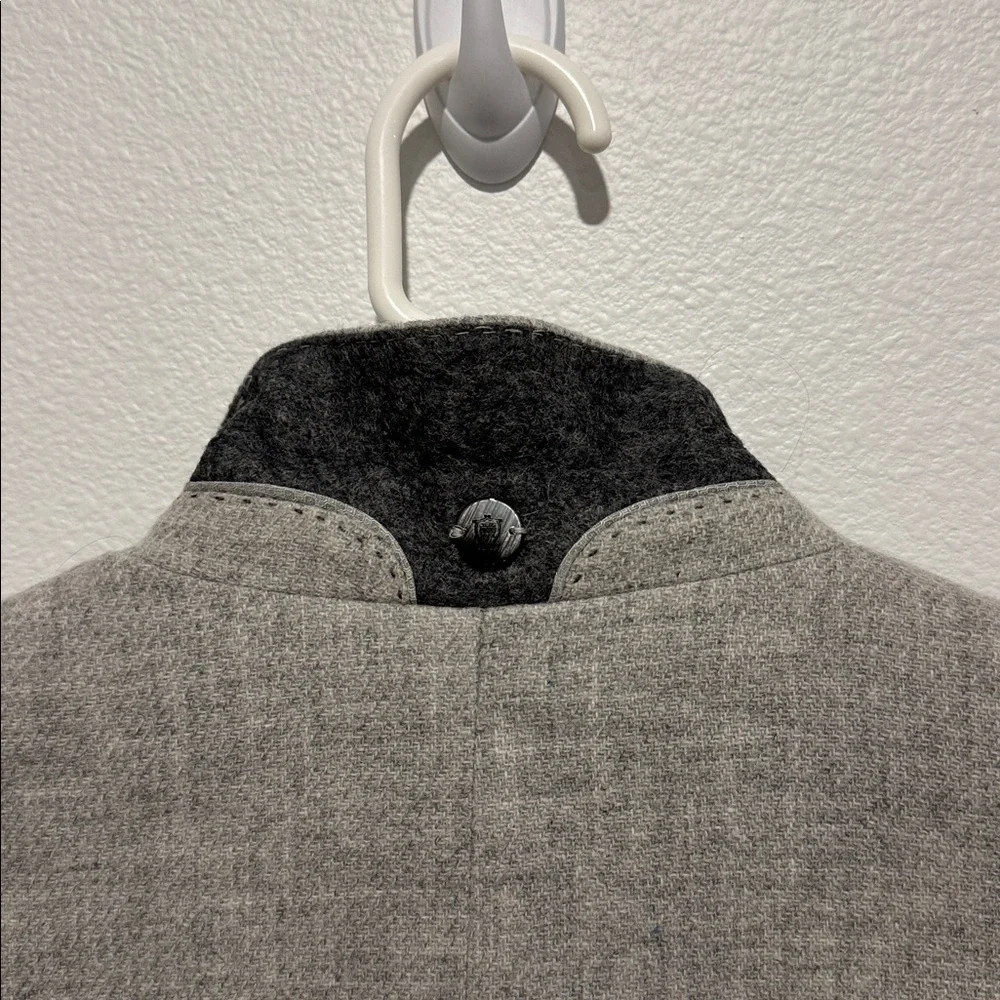 Massimo Dutti Light Gray Wool/Alpaca Blazer - Picture 4 of 7